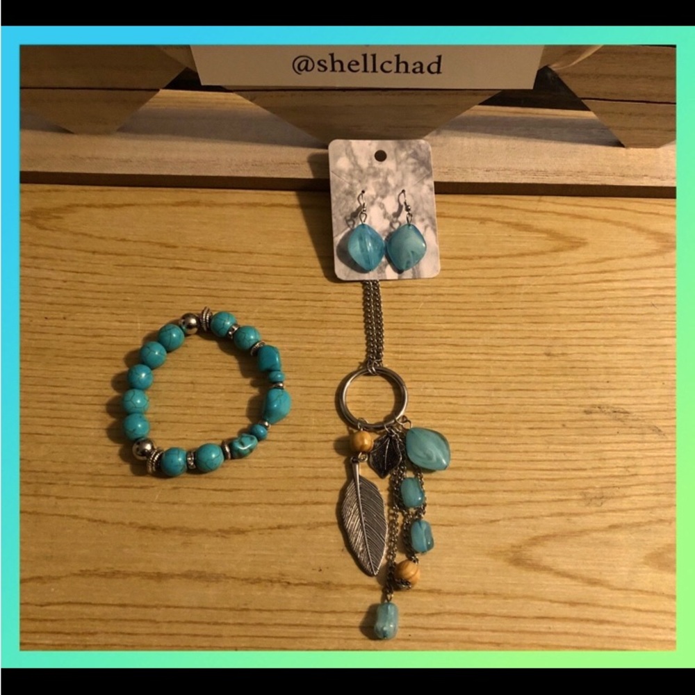 New!! Natural Turquoise Set! - Picture 8 of 8